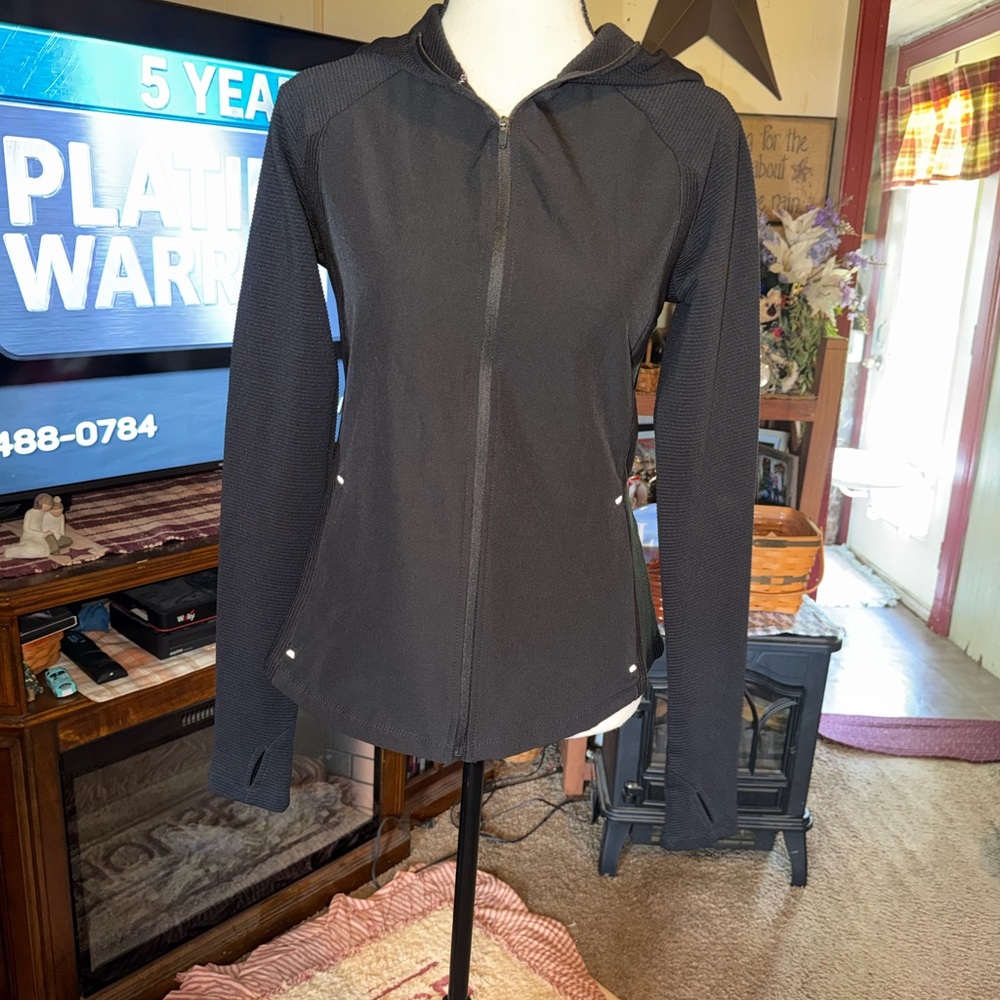 Spyder Black Full-Zip Hooded Women's Jacket